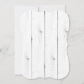 レトロチックなウェディング招待状 招待状 (裏面)