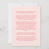 レトロチックスクリプト クラス オブ 2025 フォト オープン ハウス 招待状 (裏面)