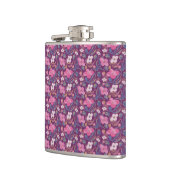 レトロチックフローラルパターン フラスク (左)