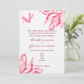 レトロチューリップ 招待状 (スタンド正面)