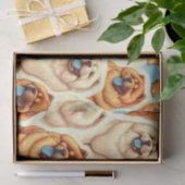 レトロチョウ – チョウのシームレスなパターン 薄葉紙 (ギフト)