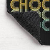 レトロチョコレートレインボーカラー マウスパッド (コーナー)