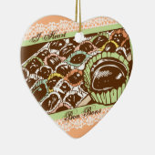 レトロチョコレート糖菓の糖菓キャンデーのクリスマスのオーナメント セラミックオーナメント (右)