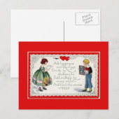 レトロチルドレン・バレンタイン シーズンポストカード (正面/裏面)
