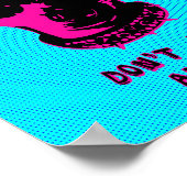 レトロチワワイラストレーション ポスター (角)