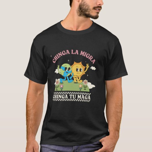 レトロチンガラマイガチガトゥマガ長袖 Tシャツ (正面)