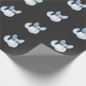 レトロチンチラローデントサングラス ラッピングペーパー (角)