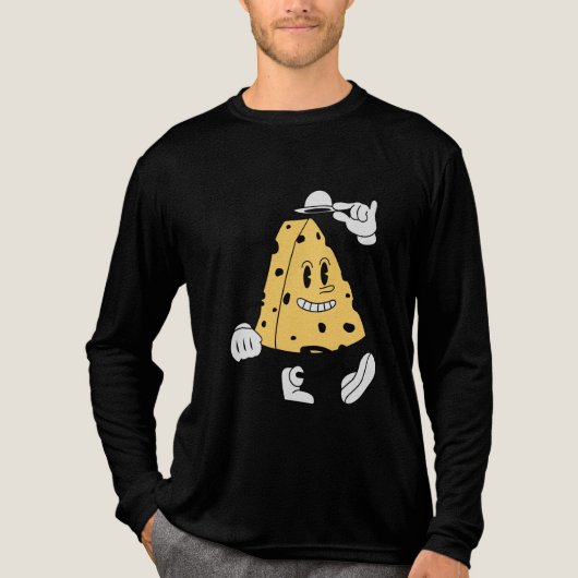 レトロチーズの帽子 トライブレンドＴシャツ (正面)