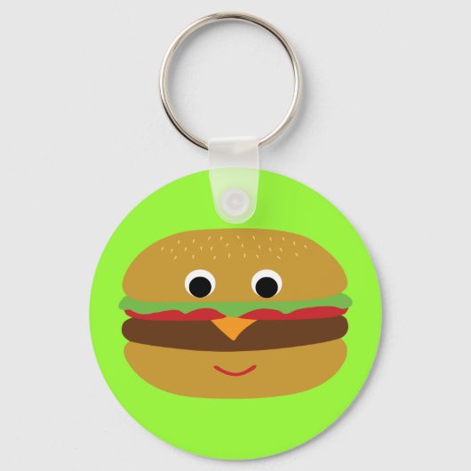 レトロチーズバーガー キーホルダー (正面)