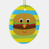 レトロチーズバーガー セラミックオーナメント (右)