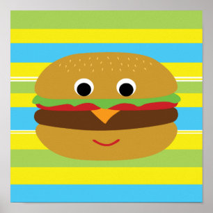 レトロチーズバーガー ポスター