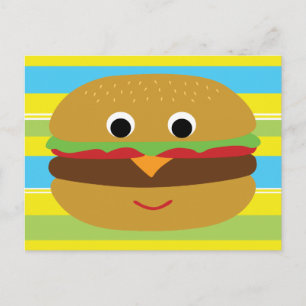 レトロチーズバーガー ポストカード