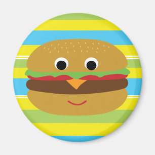 レトロチーズバーガー マグネット
