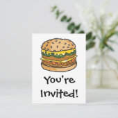 レトロチーズバーガー 招待状 (スタンド正面)