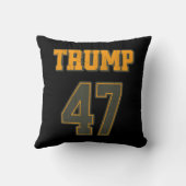 レトロチームトランプ47ヴィンテージ クッション (裏面)