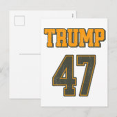 レトロチームトランプ47ヴィンテージ シーズンポストカード (正面/裏面)