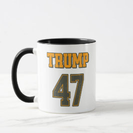 レトロチームトランプ47ヴィンテージ マグカップ