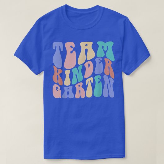 レトロチーム幼稚園先生キッズ初日 Tシャツ (デザイン正面)