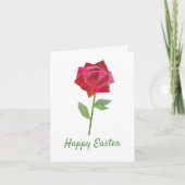 レトロップ春バラフローラ伝統的イースター シーズンカード (正面)