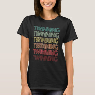 レトロツインズツイニングワードユーモアGroovy 80s Tシャツ