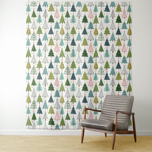 レトロツリーの写真の背景 タペストリー (インサイチュ)