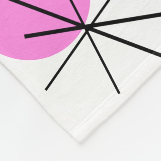 レトロツリーバウブルズコーナークリスマスフリースブランケット フリースブランケット (角)