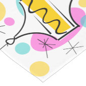 レトロツリーボードテーブルランナー ショートテーブルランナー (コーナー)