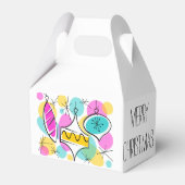 レトロツリーボードブルズメリークリスマスゲーブル フェイバーボックス (正面サイド)