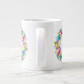 レトロツリーボーブルスサークルクリスマスマグジャンボ ジャンボコーヒーマグカップ (裏面)