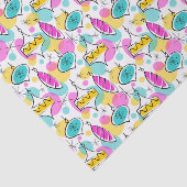 レトロツリーボーブル数々のティッシュペーパー 薄葉紙 (詳細)