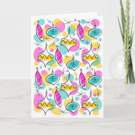 レトロツリーボー数々のブル内側文字垂直 シーズンカード (正面)