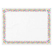 レトロツリーボー縁どブルテーブルクロス50 x 72 テーブルクロス (正面(横))