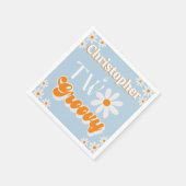 レトロツーグルーヴィボーイズ2nd誕生日 スタンダードカクテルナプキン (角)