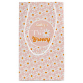 レトロツーグルーヴィーガールズセカンドバースデー スモールペーパーバッグ (裏面)