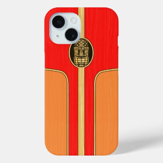 レトロティキサーフボード Case-Mate iPhoneケース (裏面)