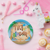 レトロティキバーパーティー ペーパープレート (パーティー)