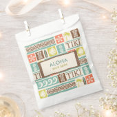 レトロティキパーティーアロハトロピカル誕生日 フェイバーバッグ (クリップ留めされた状態)