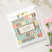 レトロティキパーティーアロハトロピカル誕生日 フェイバーバッグ (封をした状態)