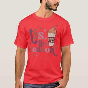 レトロティスザシーズンカボチャラテハッピー秋 Tシャツ