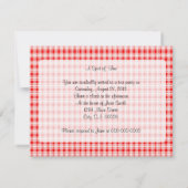 レトロティーパーティー 招待状 (裏面)