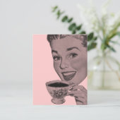 レトロティーパーティー 招待状 (スタンド正面)