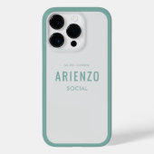 レトロティール(緑がかった色)ソーシャルメディア Case-Mate iPhoneケース (裏面)