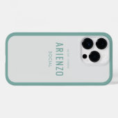 レトロティール(緑がかった色)ソーシャルメディア Case-Mate iPhoneケース (裏面 (横))