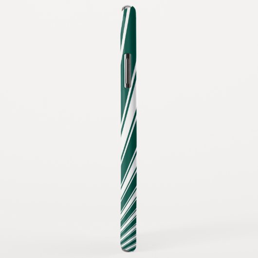 レトロティール(緑がかった色)ファンキーグリーンサンレイズ背景 Case-Mate iPhoneケース (裏面/右)