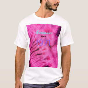 レトロテイ素晴らし染料"1971年以来" Tシャツ