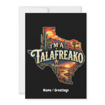 レトロテキサス砂漠の夕日 "I'm a Talafreako"