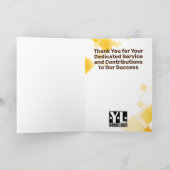 レトロテクノの社員の記念日 カード (内部)