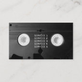 レトロテックVHS白黒 名刺 (裏面)