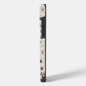 レトロテディーベア まだらな石調 iPhoneケース (左側面)