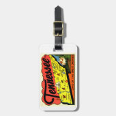 レトロテネシーアートワークグリーティングスモ素晴らしーキー ラゲッジタグ (正面縦)